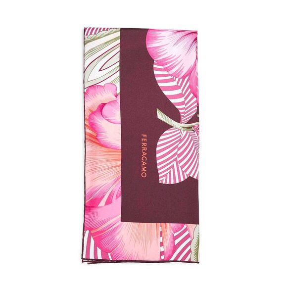 Ferragamo Women Brezza Print Silk Twill Scarf
